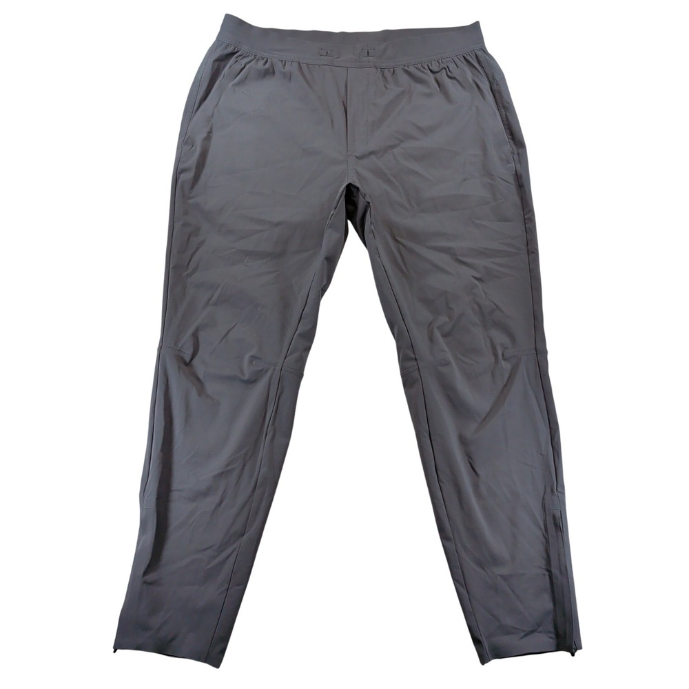 Ten Thousand Mens XL Gray Interval Training Pants Zippered Leg Jogger Athletic